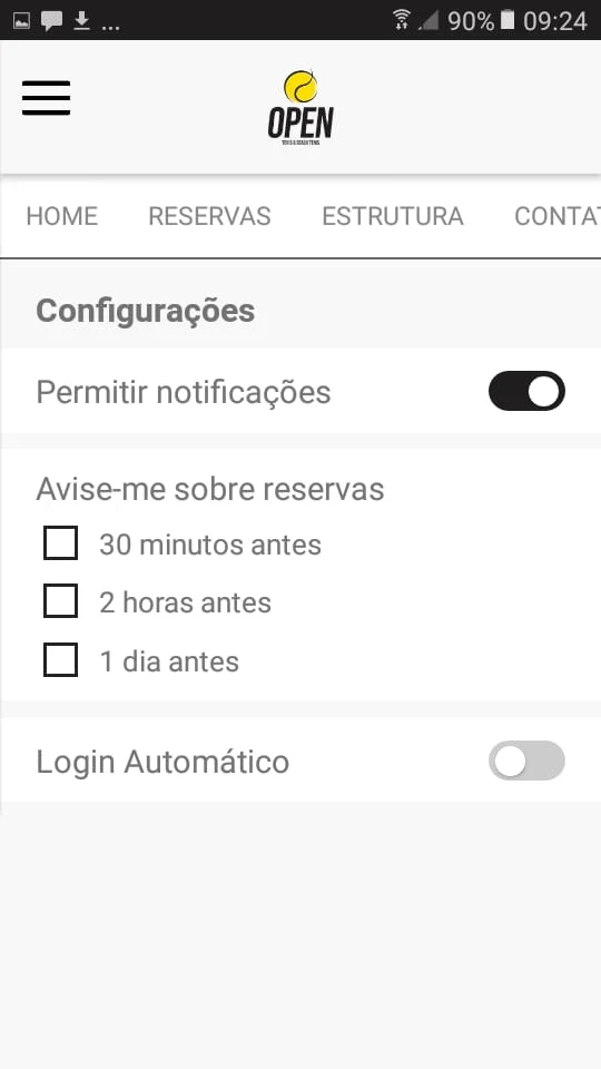 Open Tenis & Beach Tenis screenshot